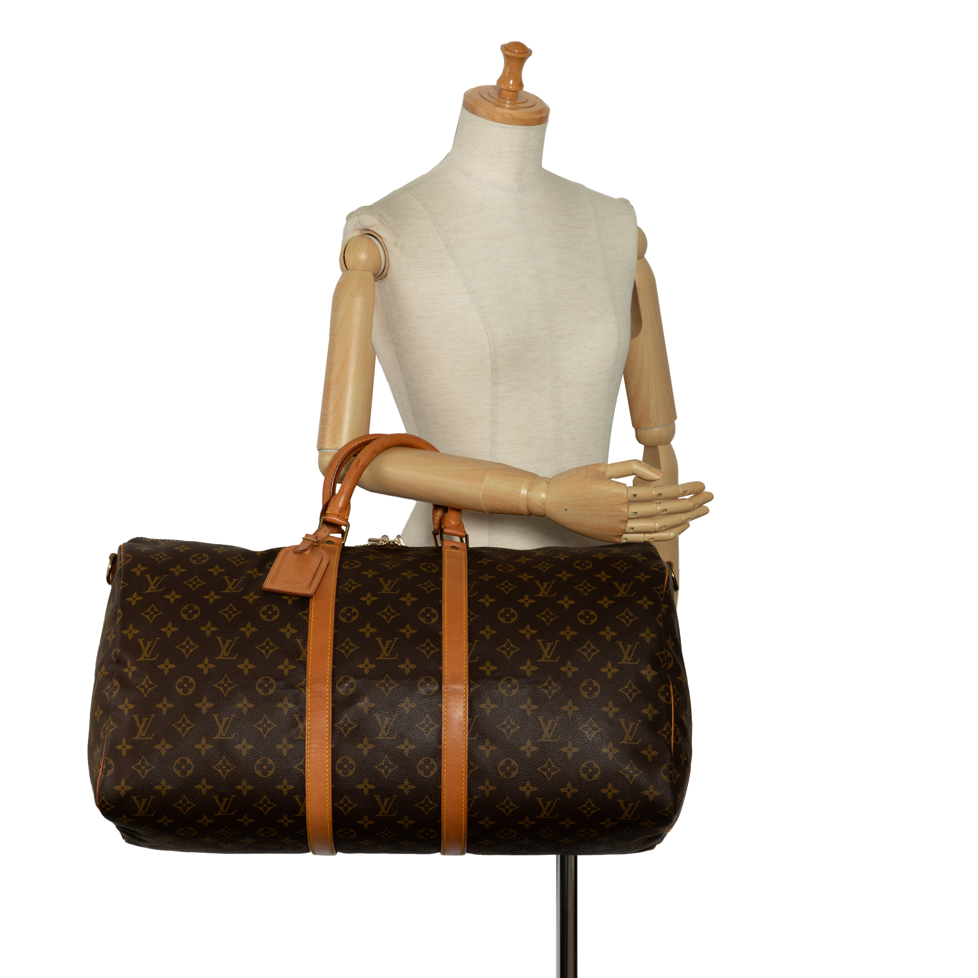 Louis Vuitton Monogram Keepall Bandouliere 55 - Image 10 of 10