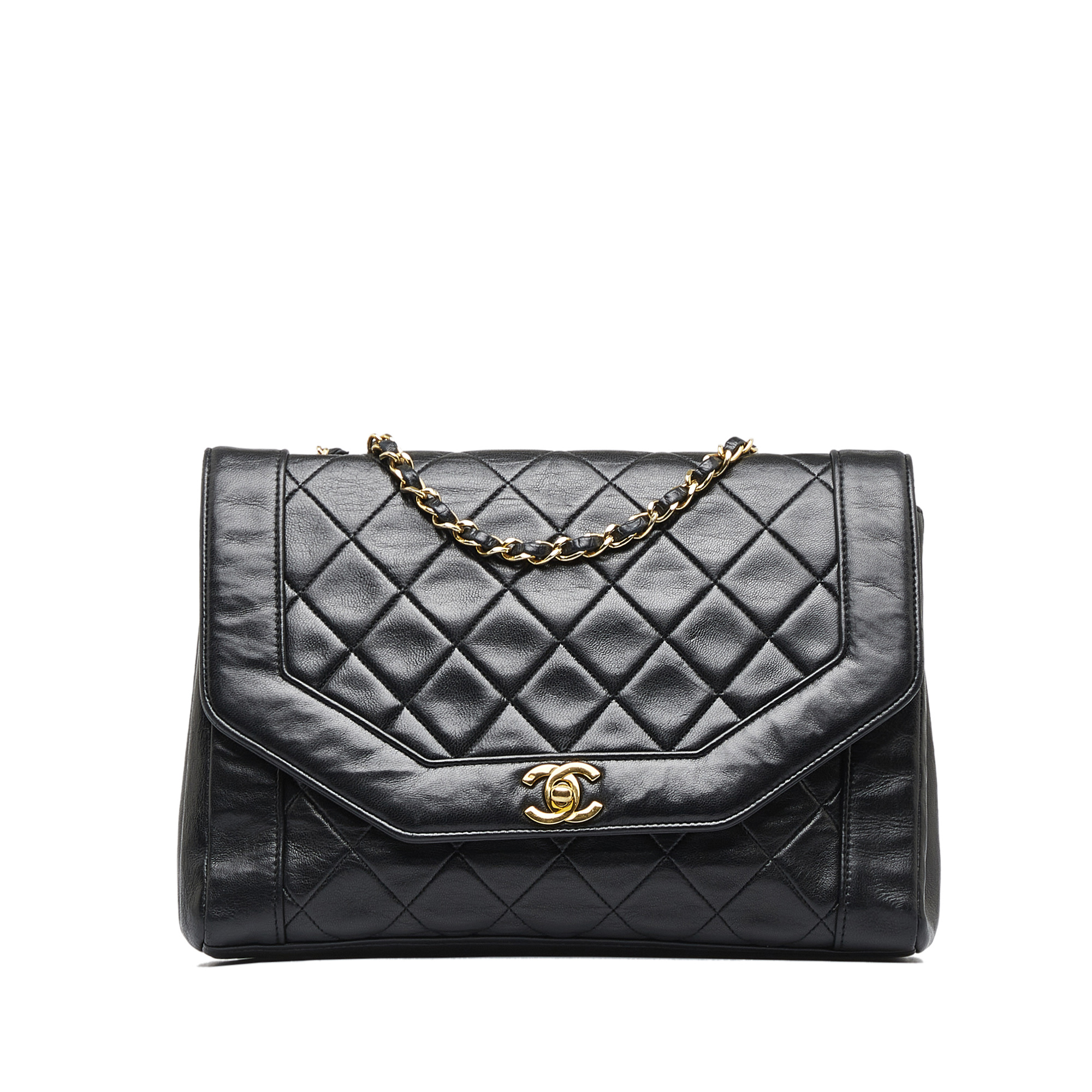 Chanel Medium Lambskin Diana Flap