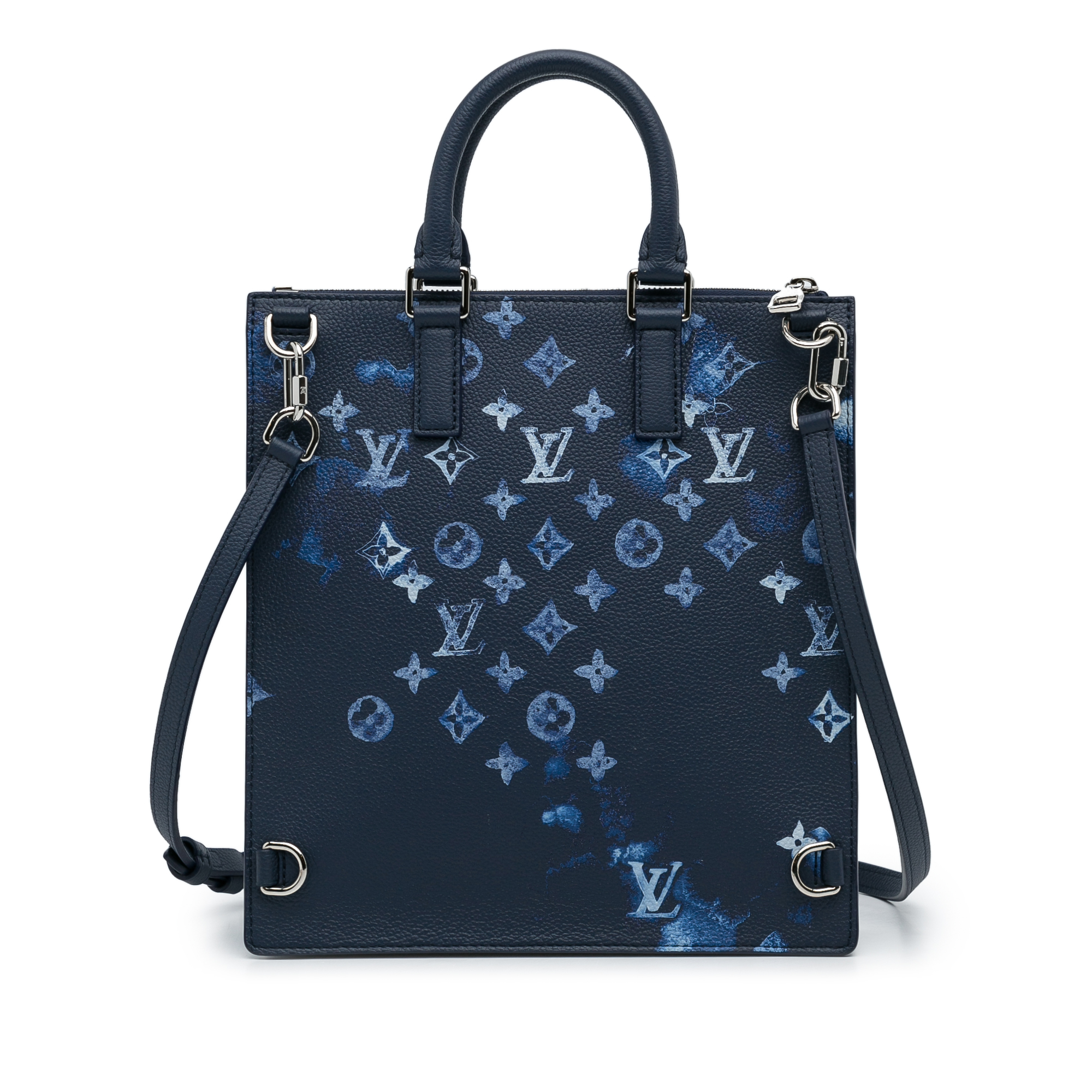 Louis Vuitton Monogram Ink Watercolor Sac Plat Zippe - Image 3 of 11