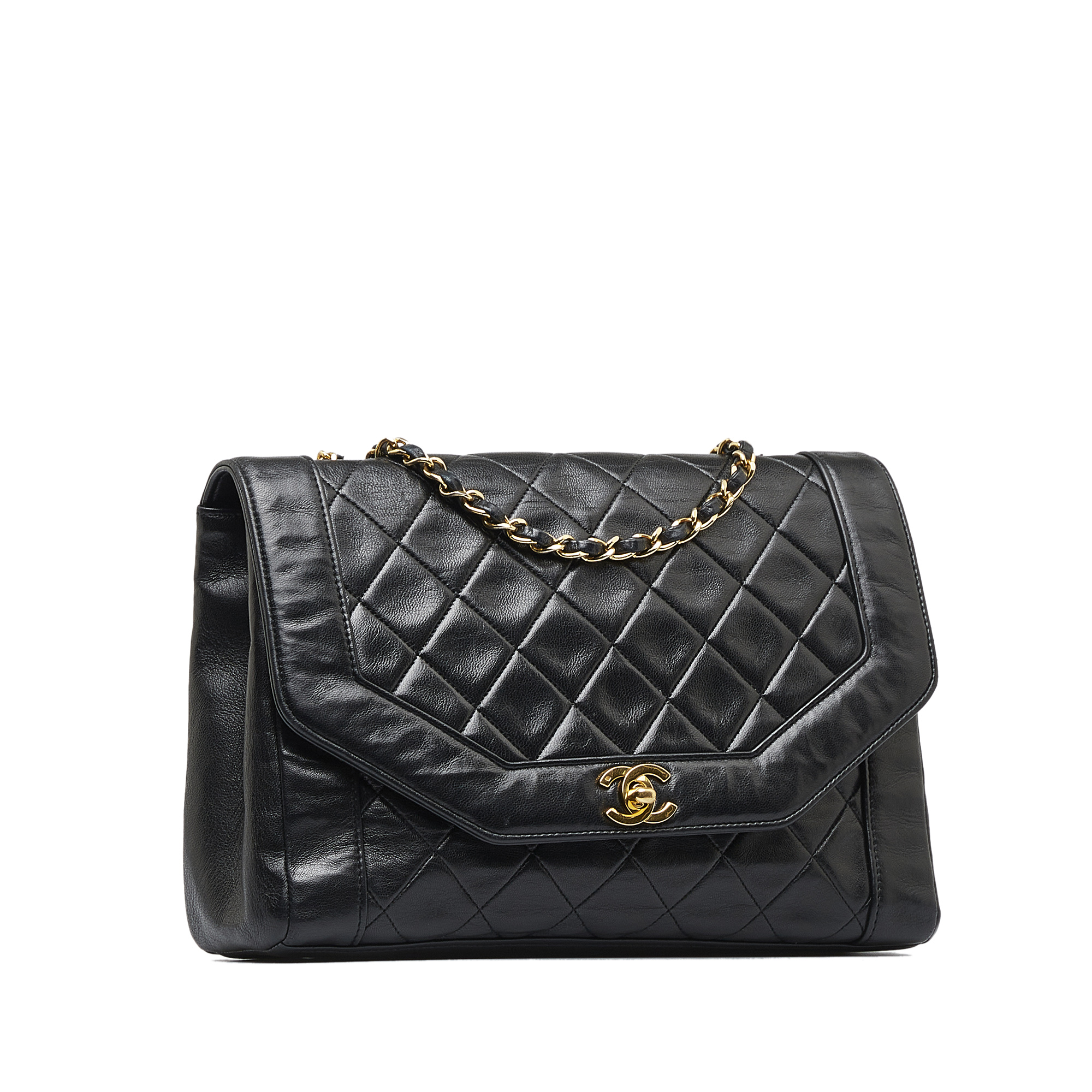 Chanel Medium Lambskin Diana Flap - Image 2 of 11