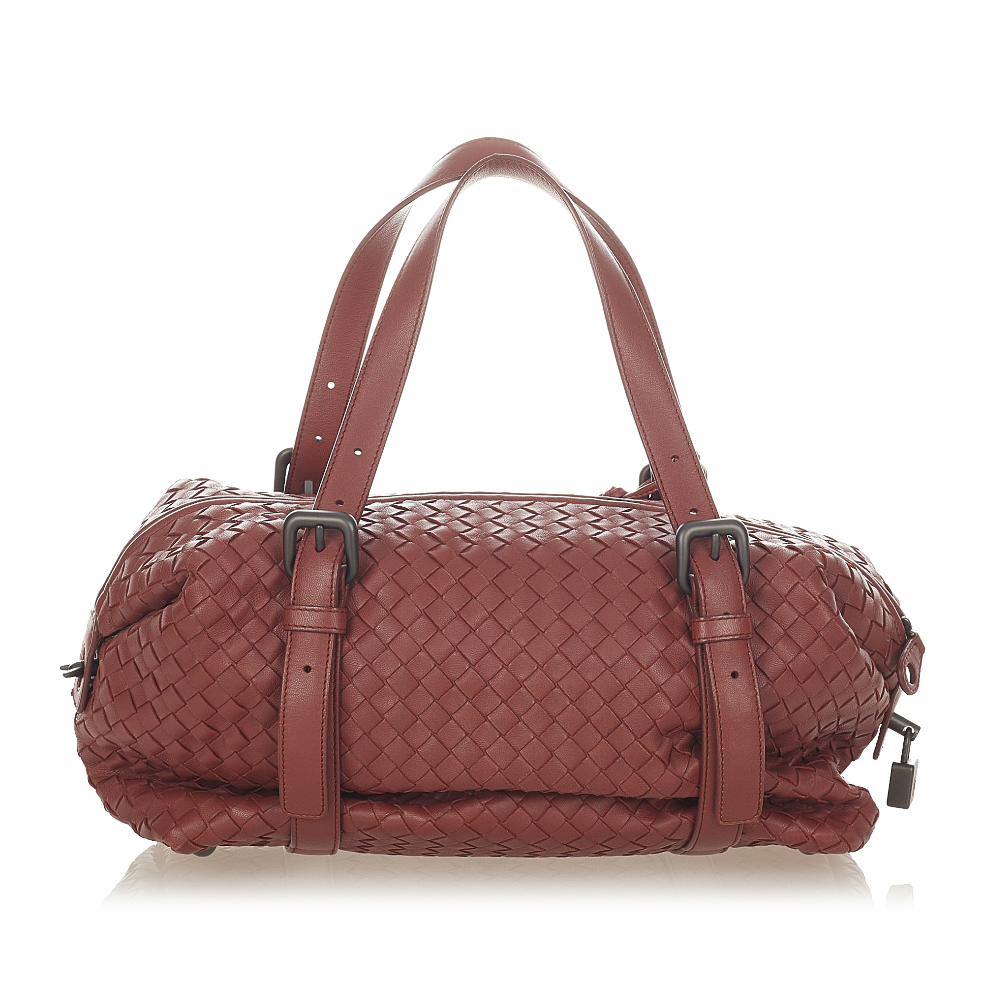 Bottega Veneta Intrecciato Leather Handbag - Bild 3 aus 11