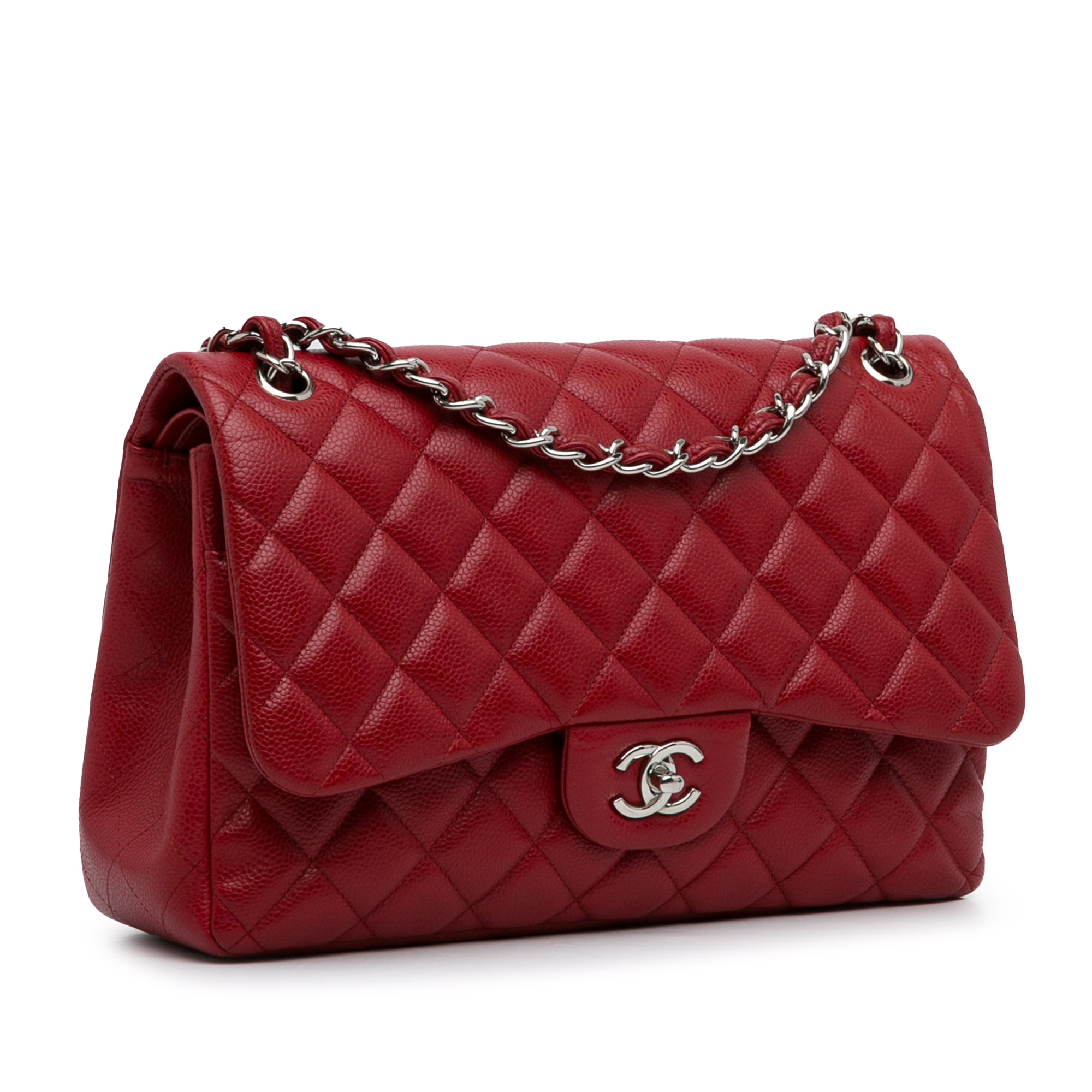 Chanel Jumbo Classic Caviar Double Flap - Image 2 of 11