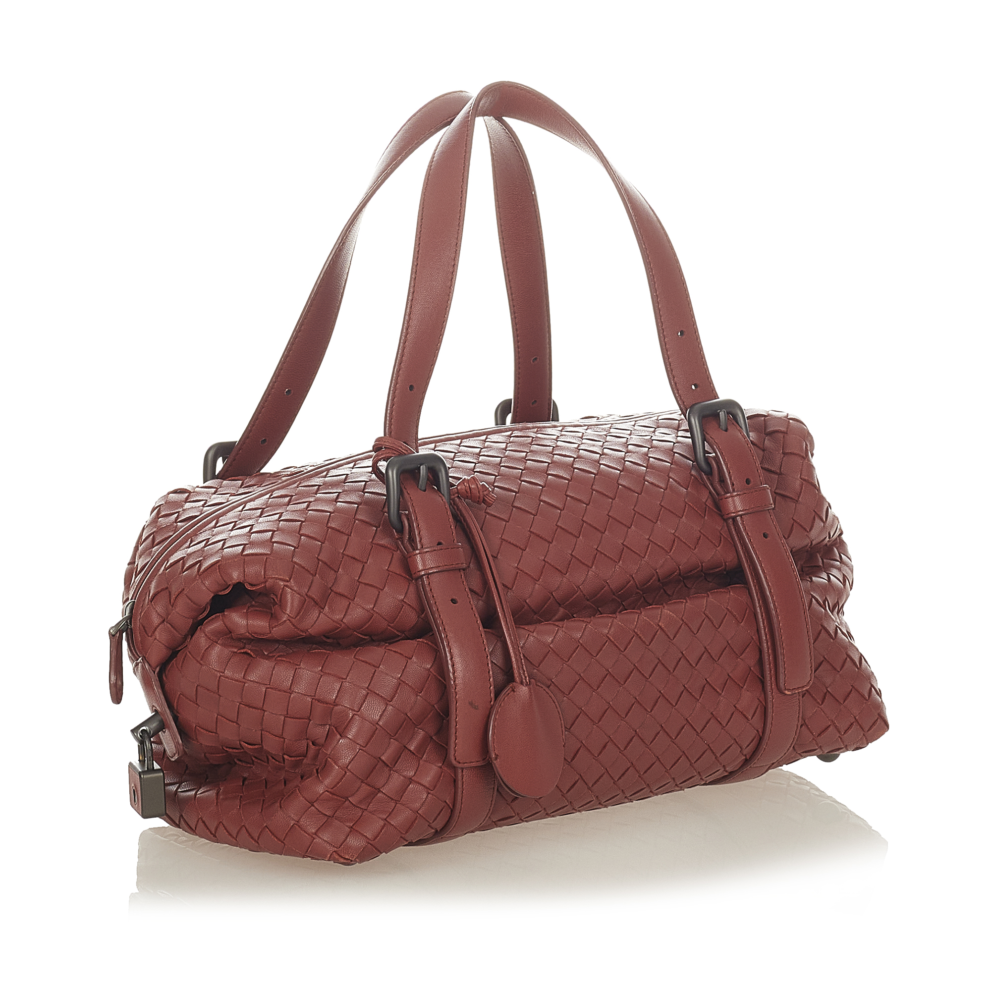 Bottega Veneta Intrecciato Leather Handbag - Image 2 of 11