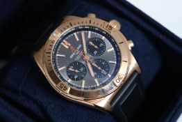 Breitling Chronomat 42 B01 18ct Rose Gold Chronograph with Box and Papers 2020