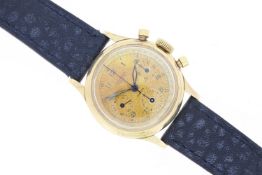 Vintage 14ct Universal Geneve Compax Chronograph Manual wind