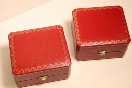 *To Be Sold Without Reserve* Cartier 2x Watch boxes,*sold as seen*