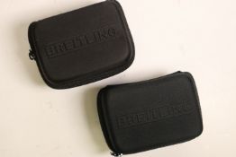 *To Be Sold Without Reserve* Breitling 2x Watch pouches,*sold as seen*