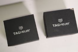 *To Be Sold Without Reserve* TAG Heuer 2x inner and outer watch boxes,*sold as seen*
