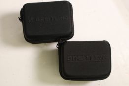 *To Be Sold Without Reserve* Breitling 2x Watch pouches,*sold as seen*