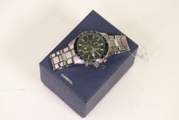 Casio Ediface Date Quartz with box and Papers