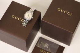 Ladies Gucci Date Quartz with box and Papers