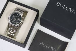 Bulova Date Quartz with box and Papers