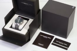 Raymond Weil Geneve Chronograph and day/date complication Automatic with box and Papers