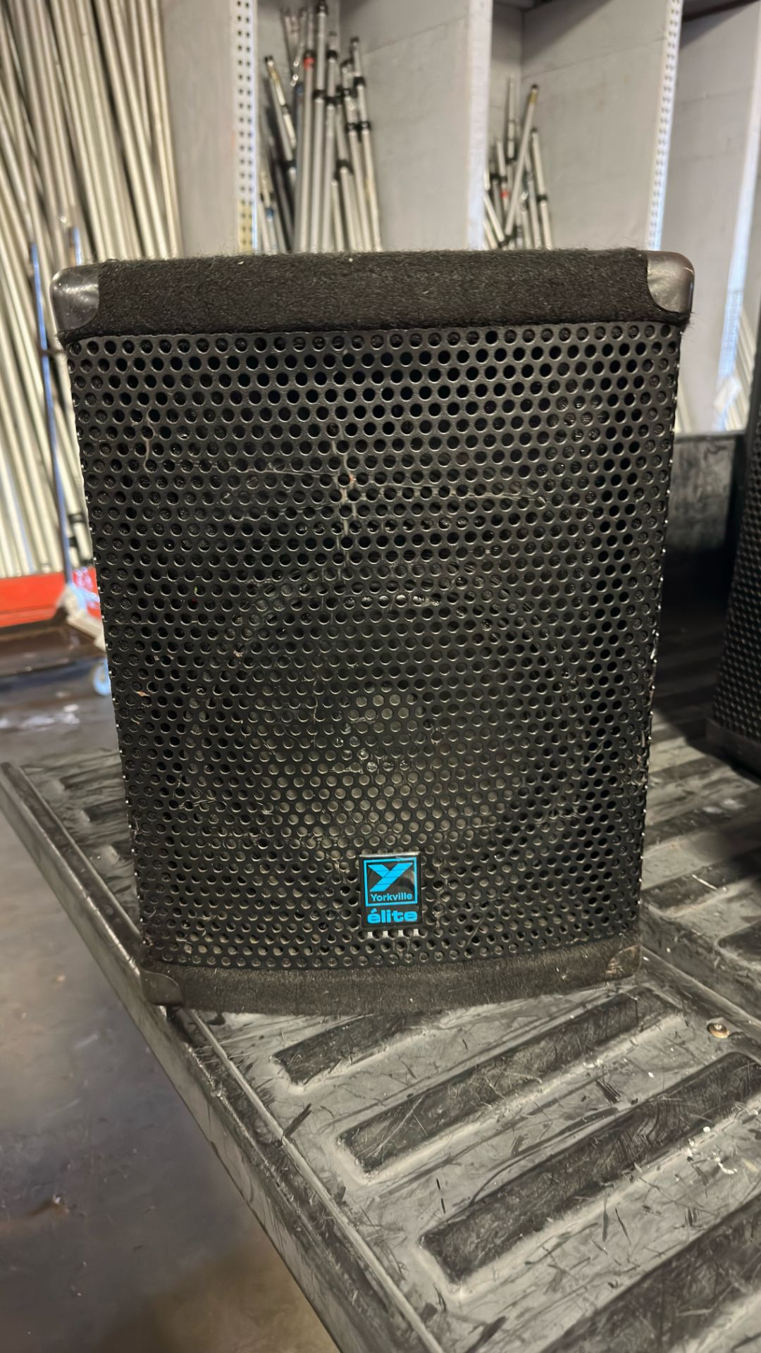 Yorkville E160P Loudspeaker with Amp/Mixer. One unit has intermittent issue