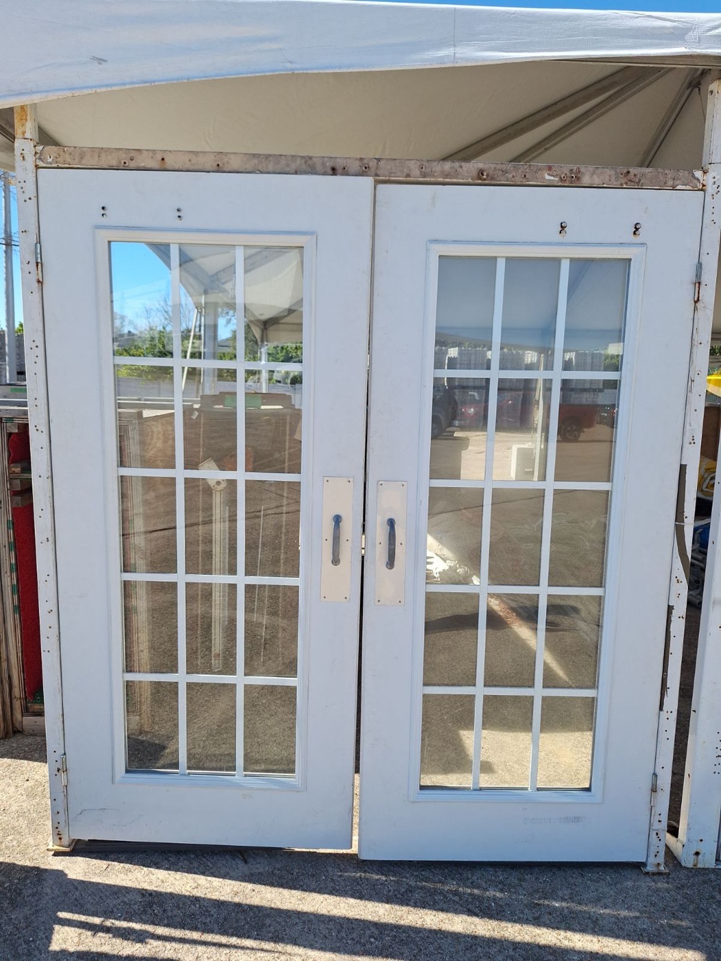 Double Glass Door Set 2 with all hardware and rigging kit