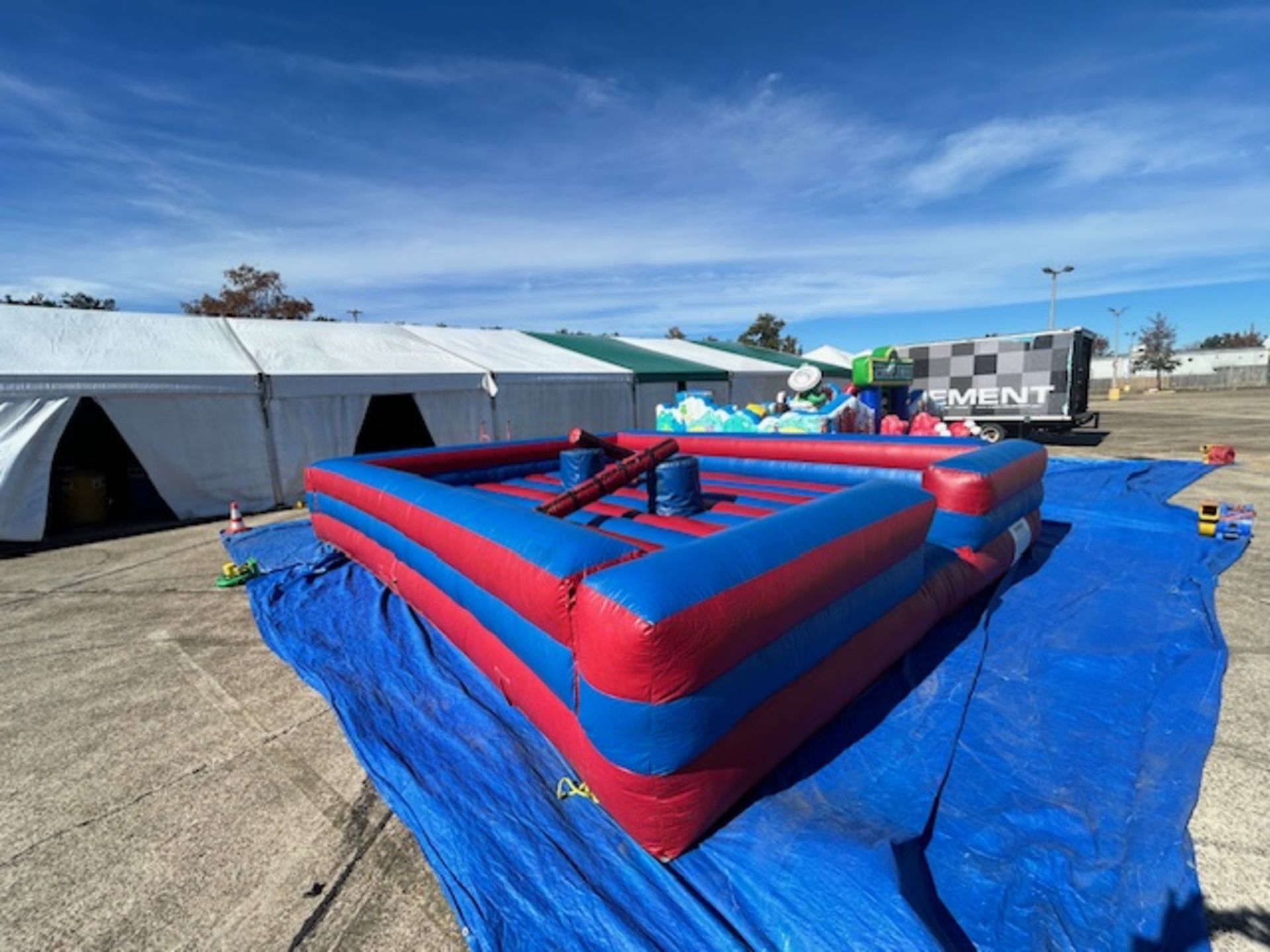 20'x25' Red and Blue Joust Arena - Image 3 of 4