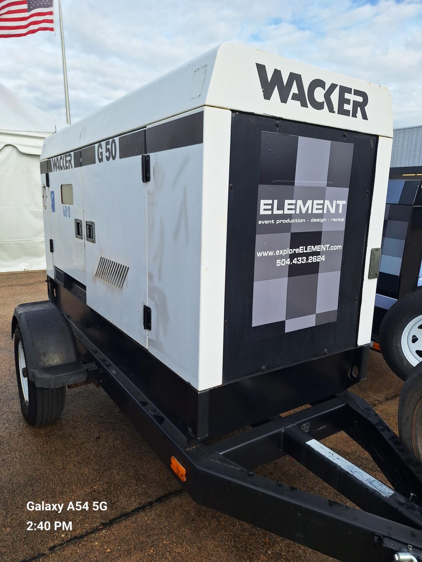 G50 Wacker Generator, fully tested - Image 12 of 12