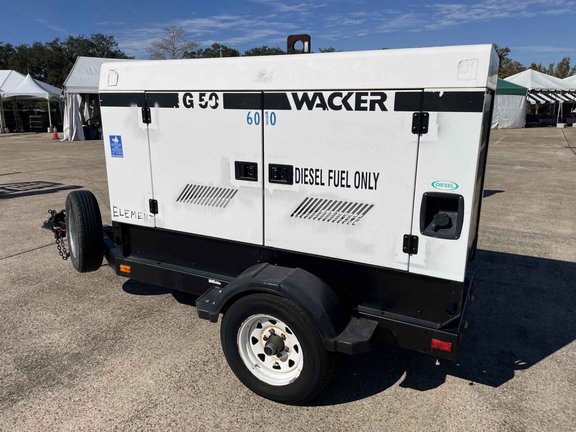 G50 Wacker Generator, fully tested - Image 4 of 12