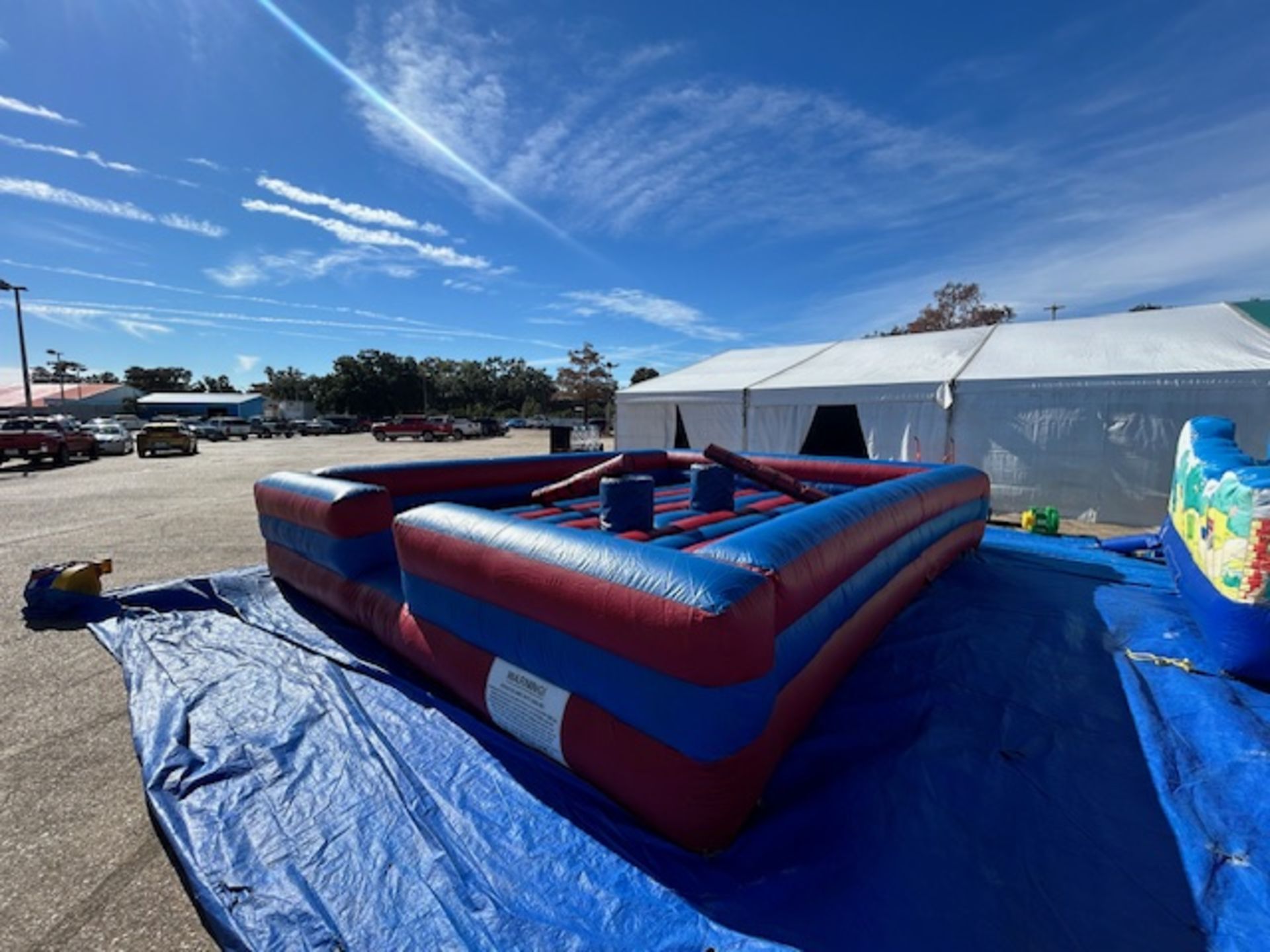 20'x25' Red and Blue Joust Arena - Image 2 of 4