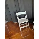 *Located in Tupelo, MS White Resin Padded Folding Chairs, Grade B