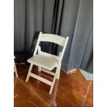 *Located in Tupelo, MS White Resin Padded Folding Chairs, Grade C