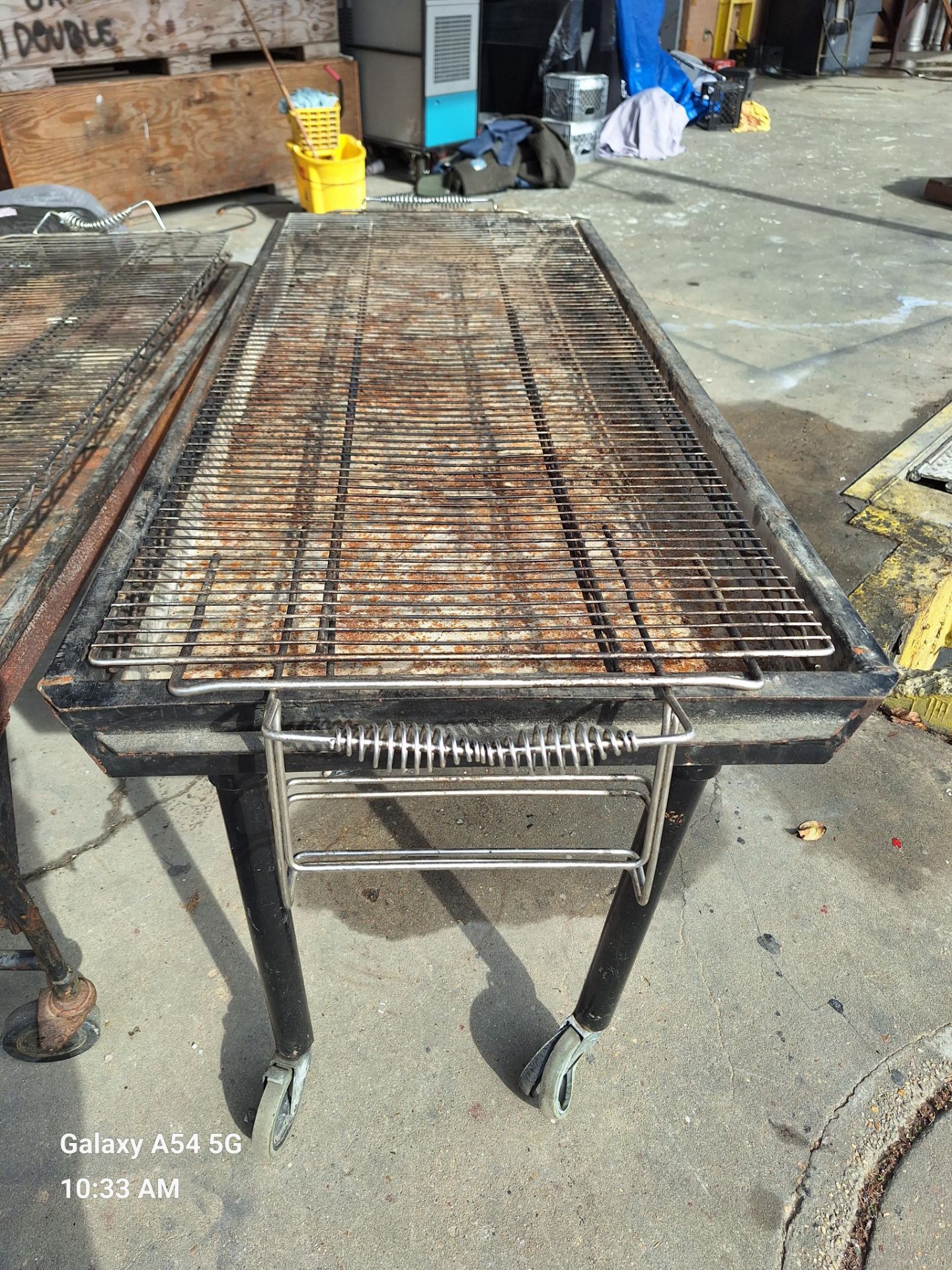 Charcoal Grill on Casters