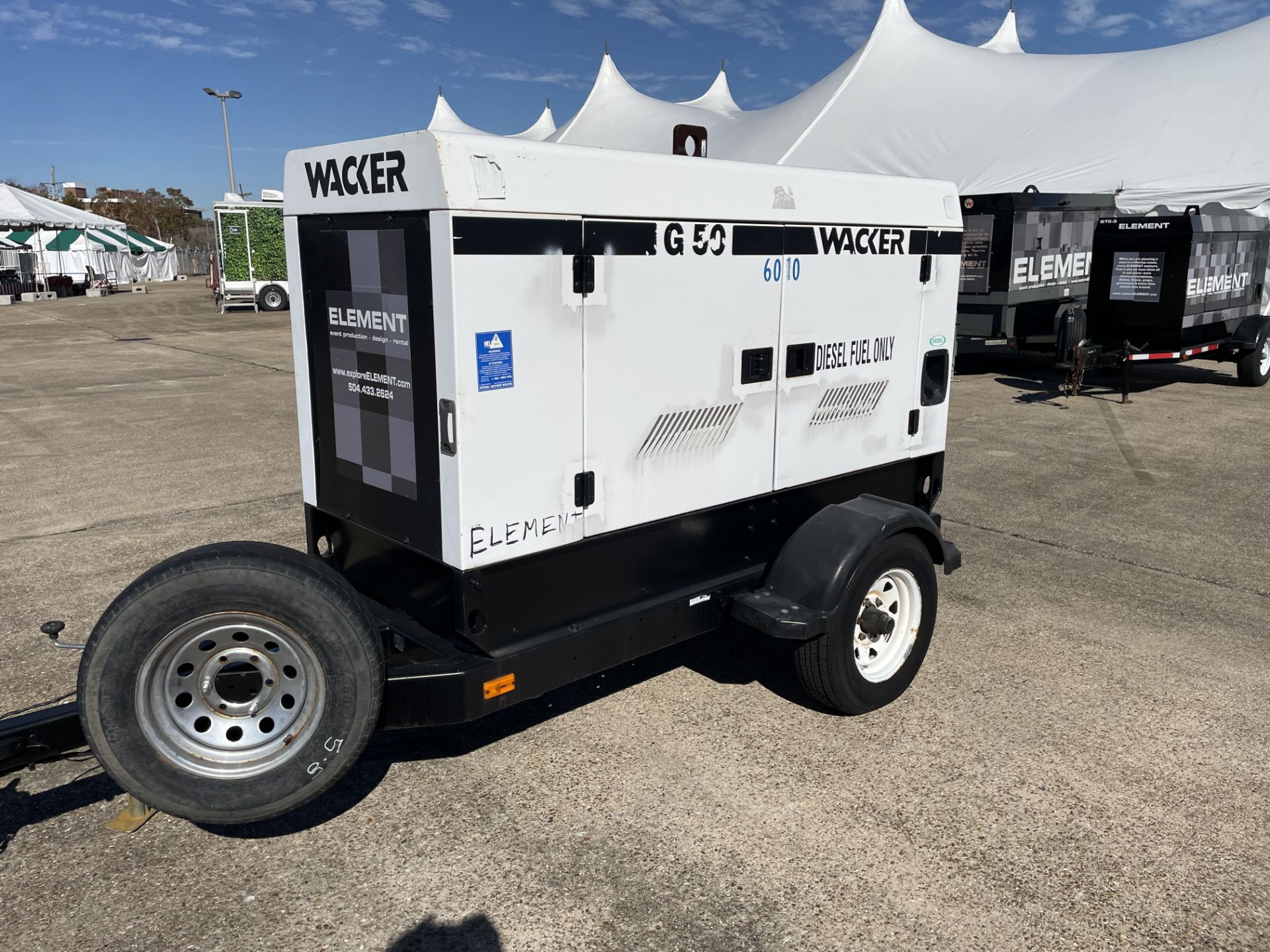 G50 Wacker Generator, fully tested - Image 2 of 12