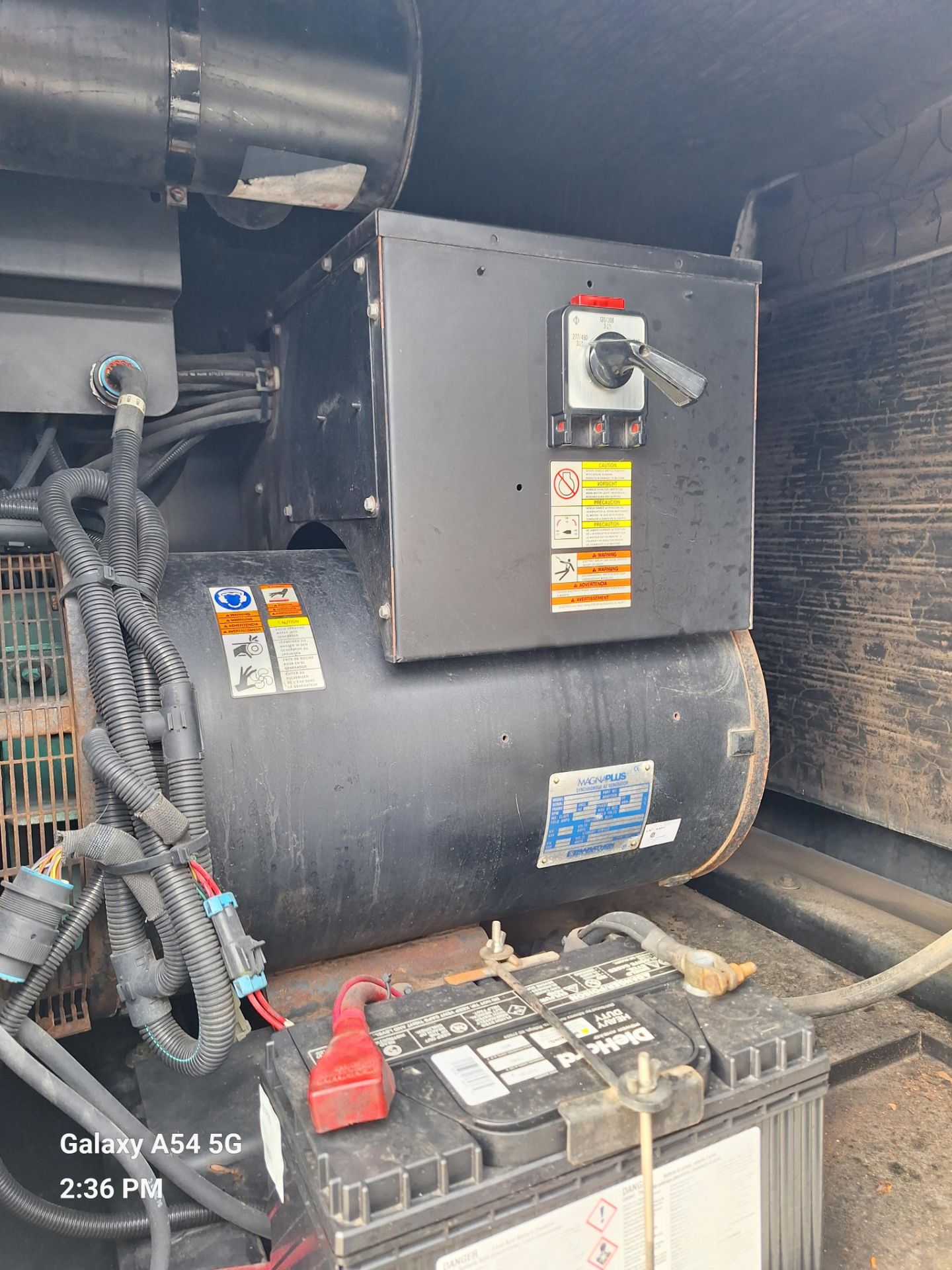G120-1 Wacker Generator, fully tested and complete service records - Image 8 of 12