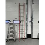 LADDER, 10' FIBERGLASS STRAIGHT