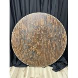 PALMER SNYDER TABLES 4FT. ROUND WOODEN SEATS 6