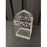 BIRD CAGE SMALL WHITE