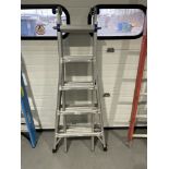 LADDER, ALUMINUM FOLDING