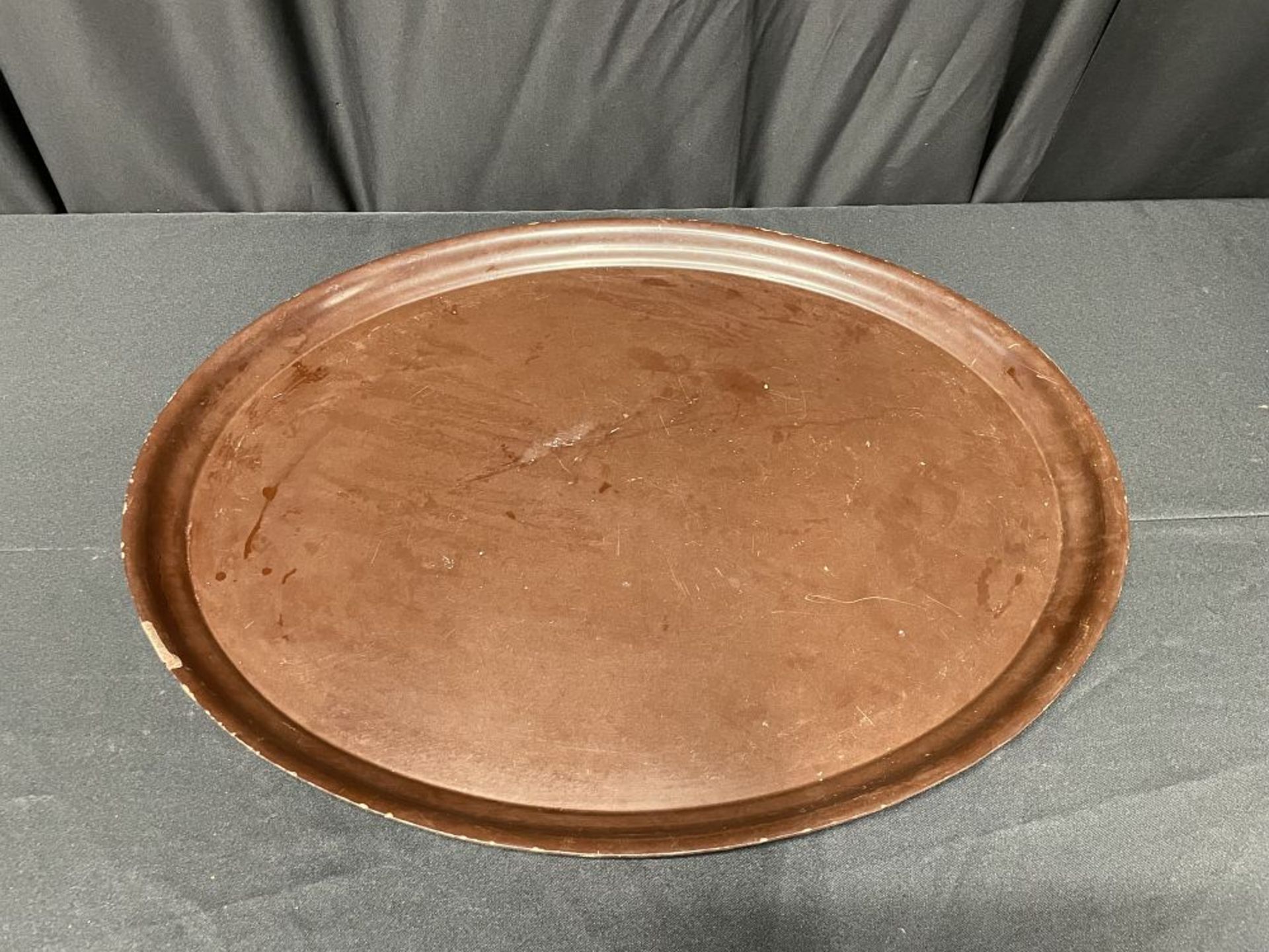 COCKTAIL TRAY 14" ROUND, VARIOUS COLORS - Image 3 of 3