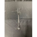 SERVING FORK, 13" PRESSED DESIGN