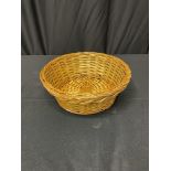 BASKET, WICKER, LARGE ROUND