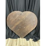 PALMER SNYDER TABLES, HEART SHAPED