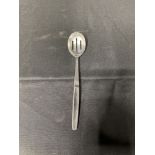 SERVING SPOON, SLOTTED, 12" FINGERGRIP