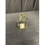 MINI GOLD LANTERN W/ LIGHT