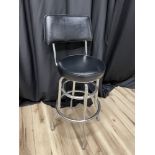 BARSTOOLS, BLACK & CHROME