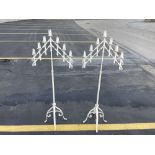 CANDELABRA, WHT ARROW HVY 7 LITE