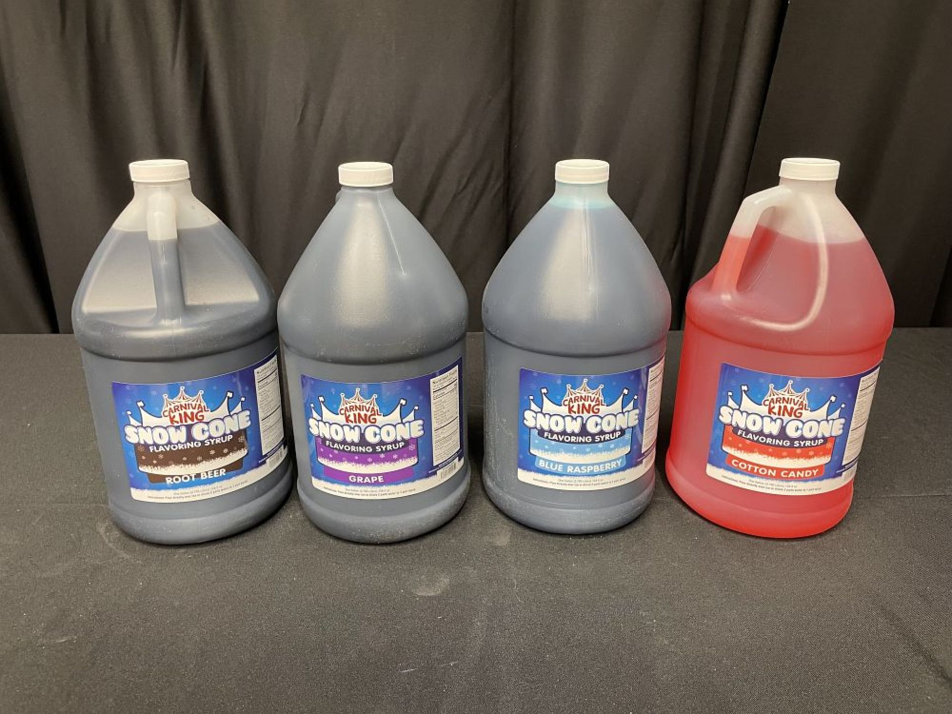 LOT OF SNO-CONE SYRUP, PUMPS & CUPS