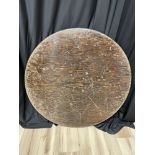 PALMER SNYDER TABLES 5 FT. ROUND WOODEN SEATS 8
