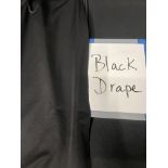 PIPE/DRAPE, DRAPE BLACK 13'HIGHX5'WIDE
