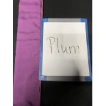 TABLECLOTH PLUM 132" RND POLY***