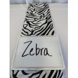 SASH ZEBRA 4"X108" POLY