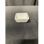 WHITE SQUARE DIPPING BOWL 3"