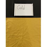 TABLECLOTH GOLD 54"X54" POLY