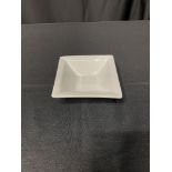 WHITE SQUARE FRUIT BOWL 5"