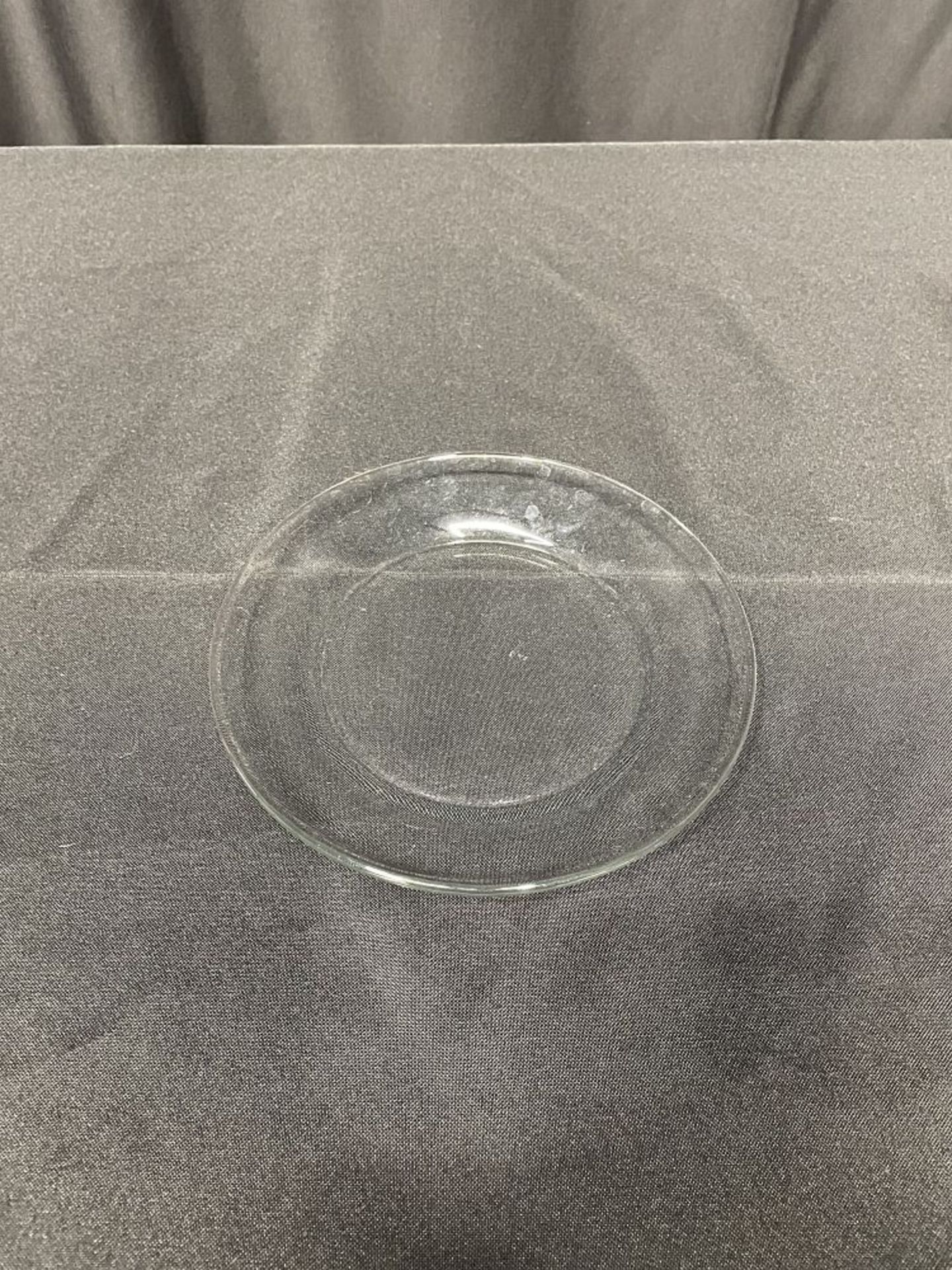 PLATE, CLEAR GLASS 7.5"