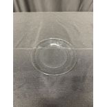 PLATE, CLEAR GLASS 7.5"